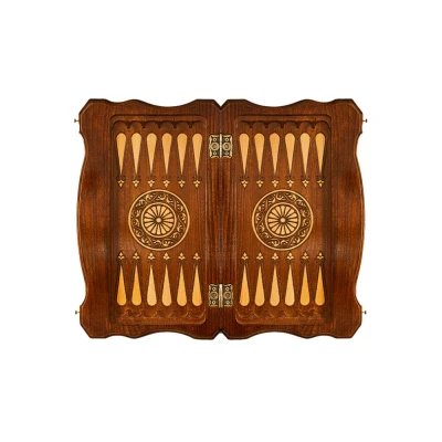 Шахматы + нарды резные "Эндшпиль 2" 40, Simonyan