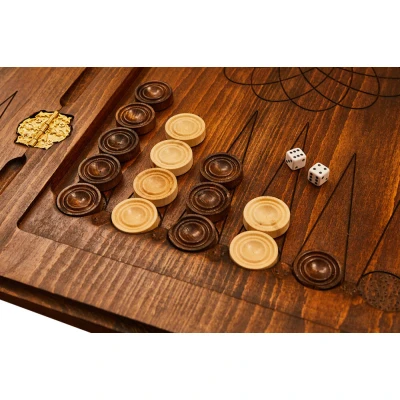 Нарды резные "Сияние 5" 60, Mkhitaryan