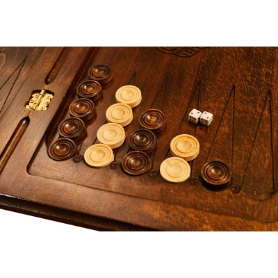 Нарды резные "Сияние 4",60 Ustyan