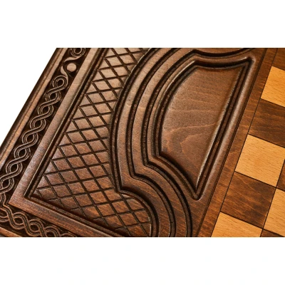 Нарды резные "Щит Давида" 60, Ustyan