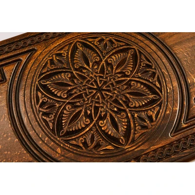 Нарды резные "Армянский фрактал" 60, Ustyan