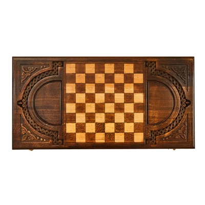 Нарды резные "Армянский фрактал" 60, Ustyan