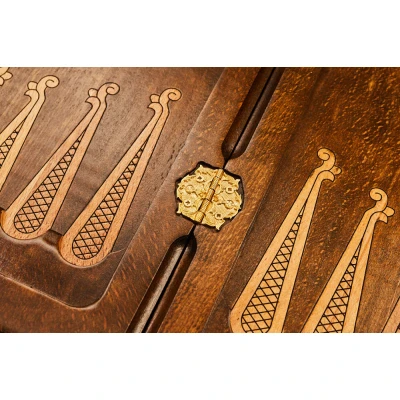 Нарды резные "Армянский фрактал" 60, Ustyan