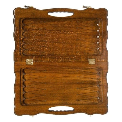 Нарды резные "Корона" с ручкой 50, Haleyan