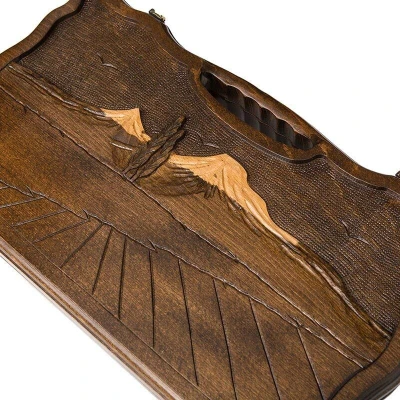 Нарды резные "Арарат" с ручкой 50, Haleyan