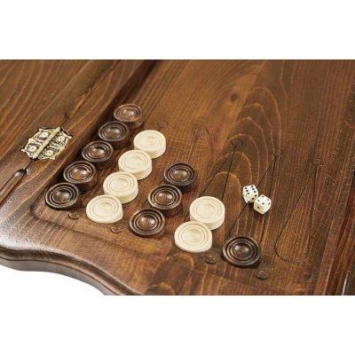 Нарды резные "Арарат" с ручкой 50, Haleyan