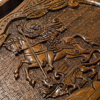 Нарды резные "Георгий Победоносец", Haleyan