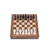 Шахматы подарочные в ларце Орех с фигурами Итальянский дизайн черно-белые