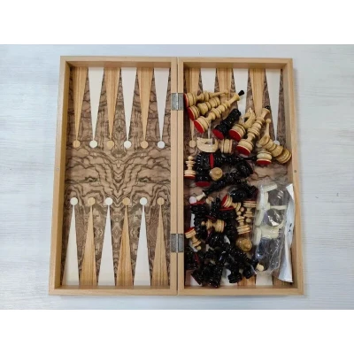 Шахматы нарды шашки подарочные презент орех