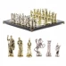 Шахматы подарочные Римская империя змеевик мрамор большие
