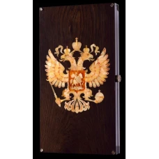 Нарды янтарные Россия из мореного дуба