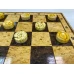 Шашки эксклюзивные из карельской березы с фишками из бивня мамонта