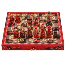 Шахматы Хохлома презент