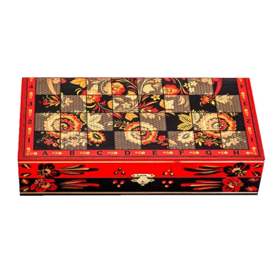 Шахматы Хохлома презент