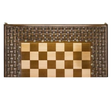 Шахматы + нарды резные "Армянский Орнамент" 60, Haleyan