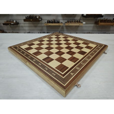 Шахматная доска Турнир красное дерево 50 см