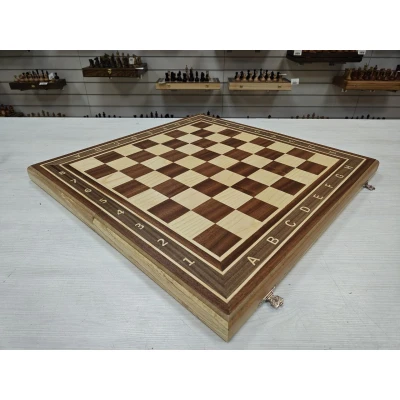 Шахматная доска Турнир красное дерево 50 см