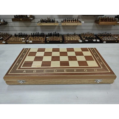 Шахматная доска Турнир красное дерево 50 см