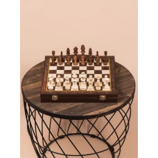 Шахматы подарочные из дерева 37 см ларец