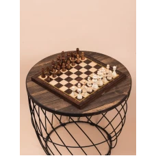 Шахматы подарочные из дерева 37 см складные