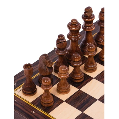 Шахматы подарочные из дерева 37 см складные