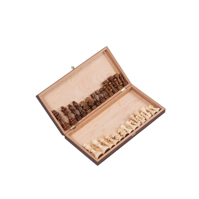 Шахматы подарочные из дерева 37 см складные