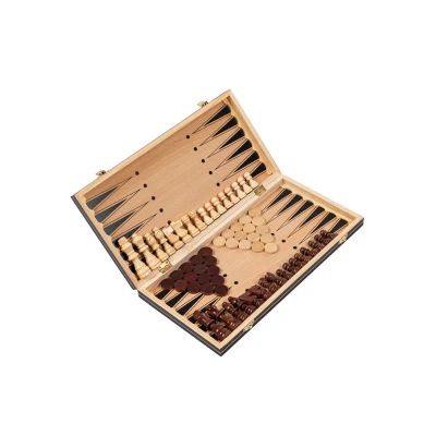 Шахматы нарды шашки Элеганс 39 см