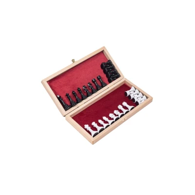 Шахматы подарочные Интарсия темные с фигурами Итальянский дизайн черно-белые