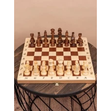 Шахматы классические деревянные Стаунтон светлые 41.5 см