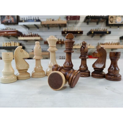 Шахматные фигуры Стаунтон большие без утяжеления