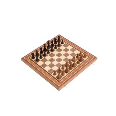 Шахматы турнирные из дуба и красного дерева с утяжелением Суприм