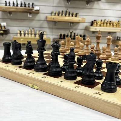 Шахматы деревянные Суприм с утяжелением