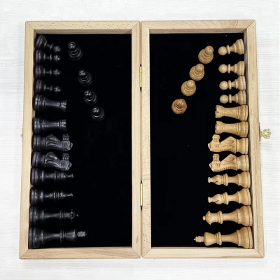 Шахматы деревянные Суприм с утяжелением