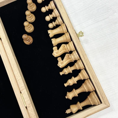 Шахматы деревянные Суприм с утяжелением