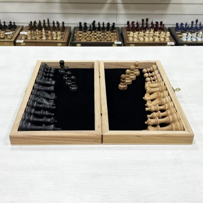 Шахматы деревянные Суприм с утяжелением