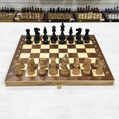 Шахматы деревянные Суприм с утяжелением