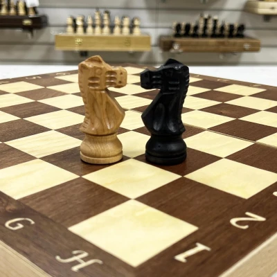 Шахматы деревянные Суприм с утяжелением