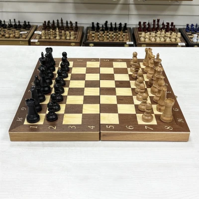 Шахматы деревянные Суприм с утяжелением