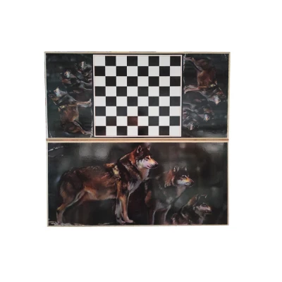 Нарды-Шашки Походные - Волчья стая средние