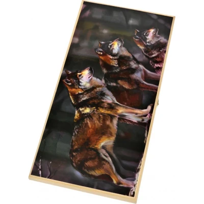 Нарды-Шашки Походные - Волчья стая средние