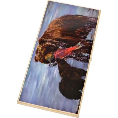 Нарды подарочные Медведь на охоте большие