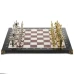Шахматы Русь доска 40х40 см из мрамора лемезита