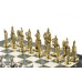 Шахматы подарочные Русские доска 40х40 см из офиокальцита