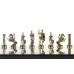 Шахматы подарочные Римские воины 36х36 см змеевик