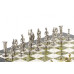 Шахматы подарочные "Римские воины" 36х36 см мрамор змеевик