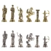 Шахматы Римские лучники 28х28 см офиокальцит мрамор