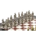 Шахматы подарочные "Троянская война" 28х28 см камень лемезит мрамор