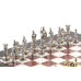 Шахматы подарочные Римские воины 28х28 см из лемезита и мрамора
