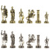 Шахматы подарочные Римские воины 28х28 см из лемезита и мрамора
