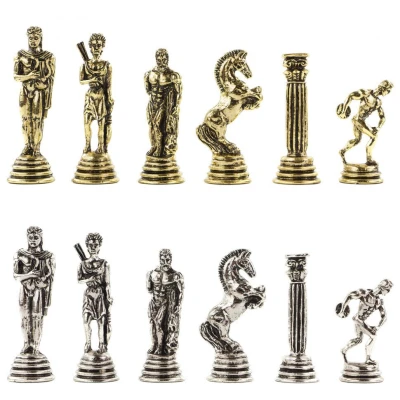 Шахматы каменные "Олимпийские игры" 32х32 см мрамор